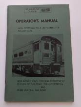 GSI St. Louis Car Division Operator's Manual for High Speed MU Commuter Cars