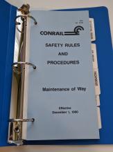 S7C R4 12-90 Safety Rules and Procedures Maintenance of Way Effective 12/1/1990