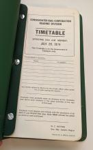 Conrail Reading Division Employee Timetable, 1974-07-29, No. ??