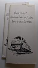 GE Series-7 diesel-electric locomotives manual (x2)
