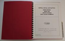 Locomotive Specifications Booklet: EMD SD40