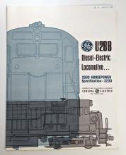 Locomotive Specifications Booklet: GE U28B Specification 3230