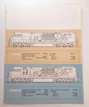 Locomotive Specifications Drawings: GE U28C and U28CG