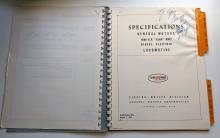 Locomotive Specifications Booklet: EMD F7A and F7B marked 807 and 8013