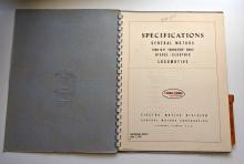 Locomotive Specifications Booklet: EMD F7B Marked 709-710 and 8003A