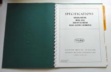 Locomotive Specifications Booklet: EMD SD45 marked EE 200E 1966 Specification 8062 June 15 1966
