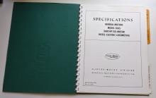 Locomotive Specifications Booklet: EMD SD45 marked EE 200E 1966 Specification 8062 May 15 1967