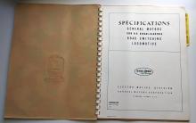Locomotive Specifications Booklet: EMD GP18 Specification 8042 Sept 15 1960