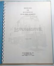 Locomotive Specifications Booklet: Alco C425 January 1964