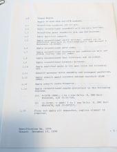 Specification No 1595 Remanufacture (In-house) SW7, SW8, SW9, NW2. Issued December 14, 1979. Revised January 18, 1980