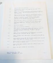 Specification No 1595 Remanufacture (In-house) SW7, SW8, SW9, NW2. Issued December 14, 1979. Revised January 18, 1980