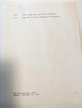 Specification No 1595 Remanufacture (In-house) SW7, SW8, SW9, NW2. Issued December 14, 1979. Revised January 18, 1980