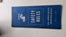 S7-A (R-4 5-76) Safety Rules Train, Locomotive and other Transportation Employees, Effective July 1 1968