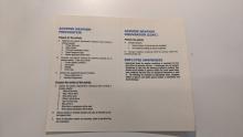 Adverse Weather Responsibilities Sheet