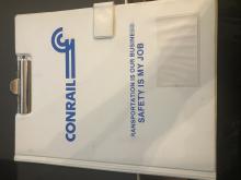 Conrail Safety clipboard (white)