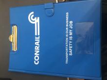 Conrail Safety clipboard (blue)