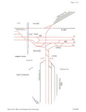 East Chicago, Indiana Harbor, Inland Track Chart