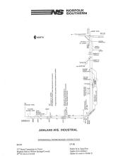 Norfolk Southern Ashland Avenue Industrial Track Chart