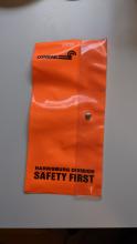 Safety Orange Harrisburg Division Plastic Pouch