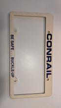 Conrail Buckle Up Be Safe License Plate Frame