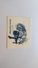 Christmas Card with Conrail Locomotive Illustration