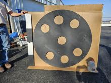 PRR position-light Round Background with 7 lamp holes, likely for a Spider Arm