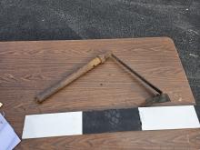 PRR position-light Spider Arm: single arm with bracket attached