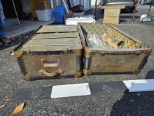 Travel trunk of Dr. R. E. Heiges, State Teachers College, Shippensburg, PA