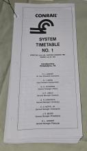 CR System Timetable No. 1, System Operating Instructions only, 1995-07-23