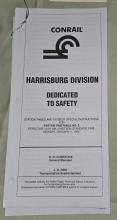 CR System Timetable No. 2, Harrisburg Division, 1996-01-01