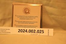 Continuous Quality Improvement plaque