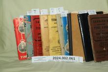 Nick P. D'Amato 11 NYC/PC employee timebooks