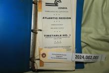 CR Atlantic Reg Timetable No. 1, Hoboken Div. and NJ Div., 1980-04-27