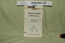 Central Region Timetable No. 2, 1981-10-25