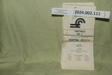 Central Region Timetable No. 1, 1986-12-20
