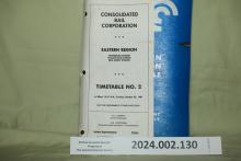 Eastern Region Timetable No. 2, 1981-10-25, rev. 1984-11-04