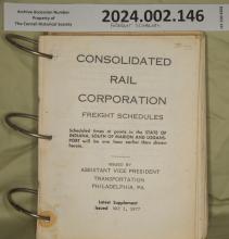 CR Freight Schedule Book, issued 1977-05-01