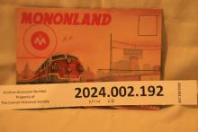 Mononland set of attached Monon RR postcards