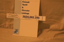 Conrail Tariff & Circular listings