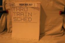 Train Schedule, April 1991
