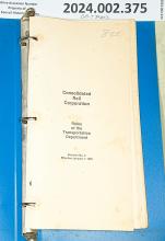 CR Rules of the Transportation Dept., Revision #2 eff. 1985-01-01
