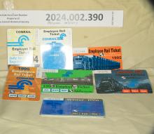 CR employee tickets for SEPTA Regional Rail 1994-97, John S. Ortwein