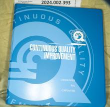 Conrail Continuous Quality Improvement binders
