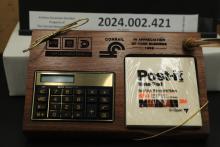 GM Locomotive Group CR 1989 mini card LCD calculator