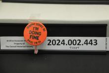 Transit Strike '80 - I'm Doing Fine WNYC FM 94 pin