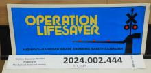 Operation Lifesaver crossing safety brochure