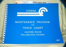 Track Chart 1987 Region Philadelphia Division