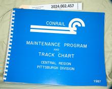 Track Chart 1987 Western Region Tuledo Division