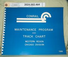 Track Chart, Western Region, Chicago Division, 1986