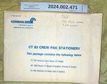 Time sheet instructions, UTU correspondence, misc. paper
